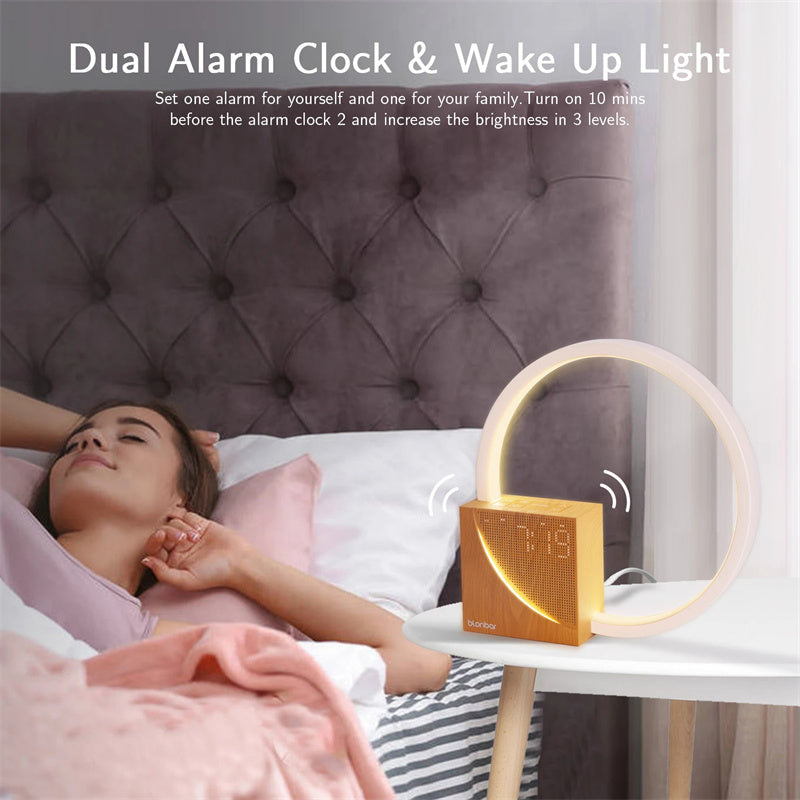 Bedside Lamp Touch | Table Lamp With Sounds | Alarm Clock | Home Decor Lamp