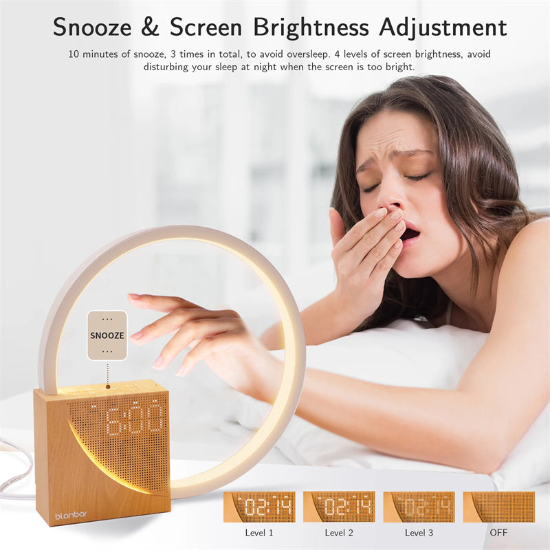 Bedside Lamp Touch | Table Lamp With Sounds | Alarm Clock | Home Decor Lamp