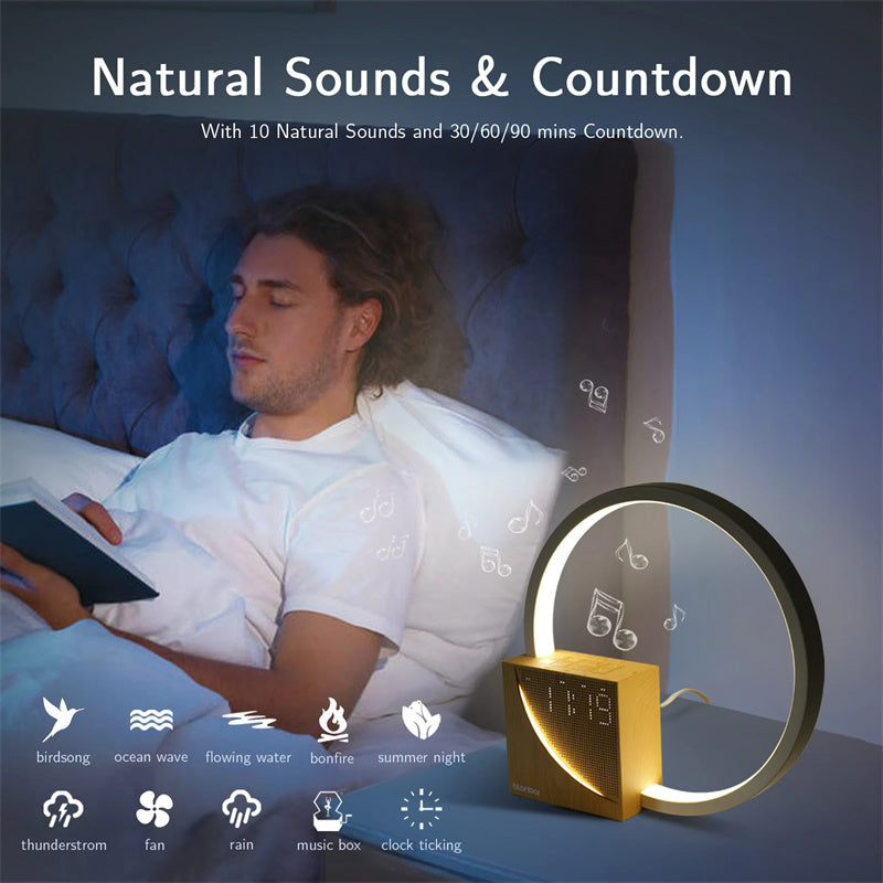 Bedside Lamp Touch | Table Lamp With Sounds | Alarm Clock | Home Decor Lamp