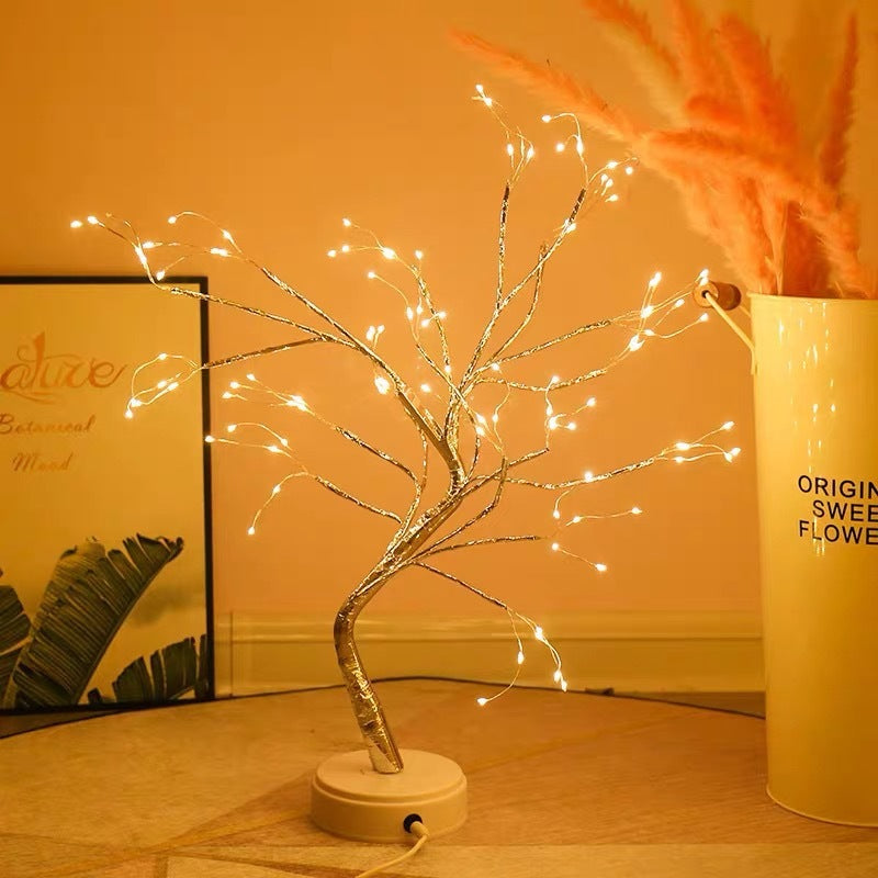 LED Tree, Led Copper Wire Light Bedroom Light
