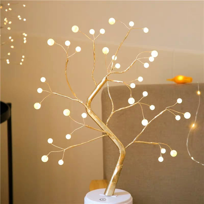LED Tree, Led Copper Wire Light Bedroom Light