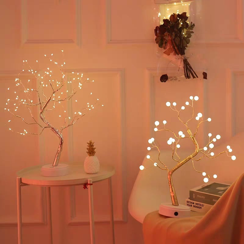 LED Tree, Led Copper Wire Light Bedroom Light