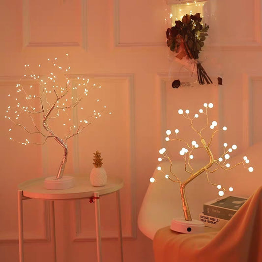 LED Tree, Led Copper Wire Light Bedroom Light
