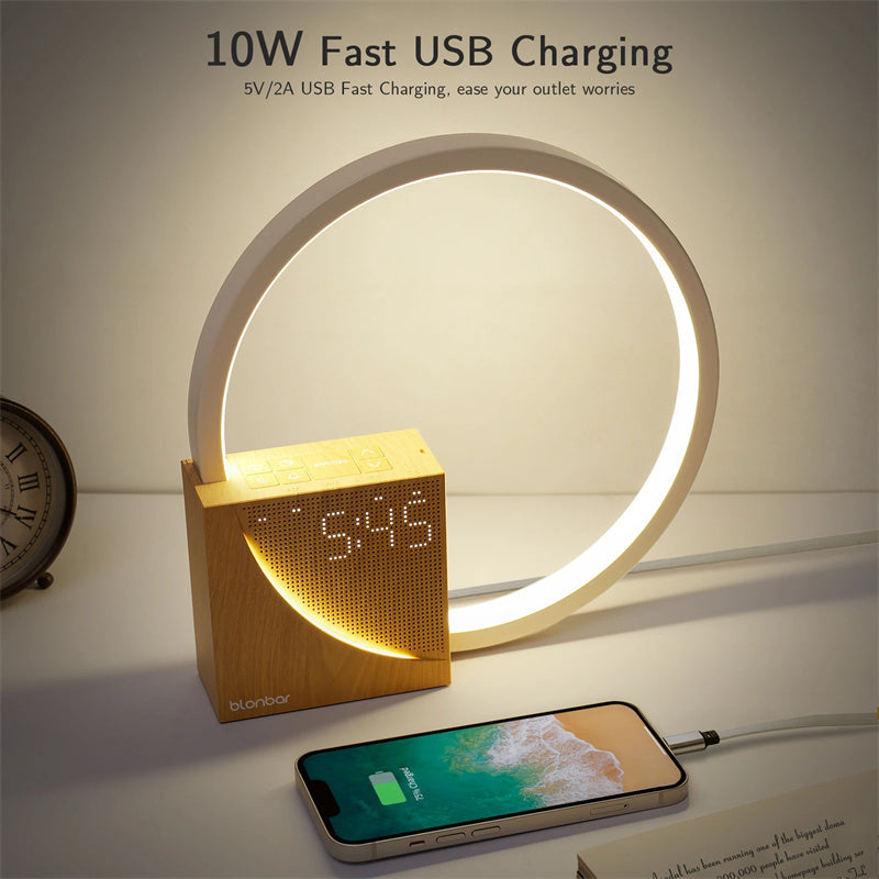 Bedside Lamp Touch | Table Lamp With Sounds | Alarm Clock | Home Decor Lamp