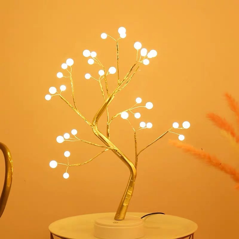 LED Tree, Led Copper Wire Light Bedroom Light