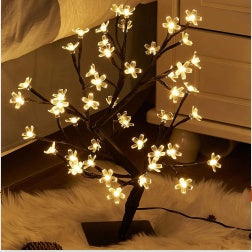 LED Tree, Led Copper Wire Light Bedroom Light
