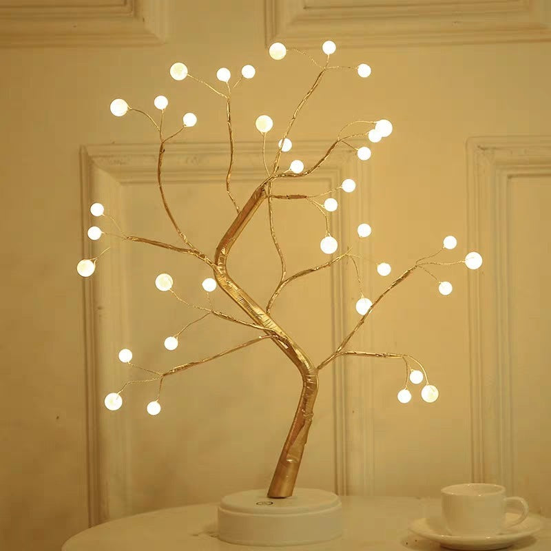 LED Tree, Led Copper Wire Light Bedroom Light