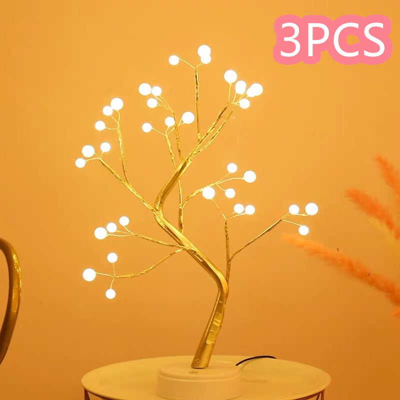 LED Tree, Led Copper Wire Light Bedroom Light