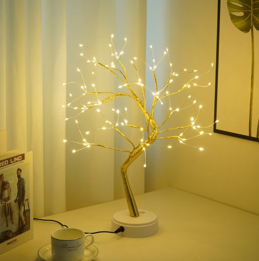 LED Tree, Led Copper Wire Light Bedroom Light
